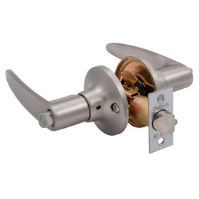 Cerradura tubular manilla 203 dormitorio plata mate