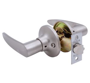 Cerradura tubular manilla 203 acceso plata mate