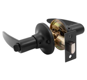 Cerradura tubular manilla 203 baño negro