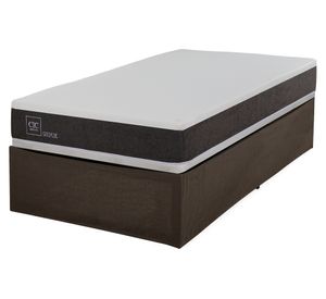 Cama europea Ortopedic 1.5 Plazas Iron Smart + faldón