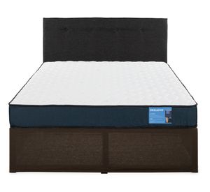 Cama metálica Iron Smart Excellence 2 plazas + respaldo Black + faldón