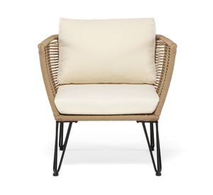 Sofá 1 cuerpo Maresias tela beige