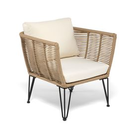 Sofá 1 cuerpo Maresias tela beige