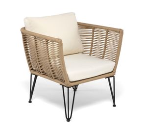 Sofá 1 cuerpo Maresias tela beige