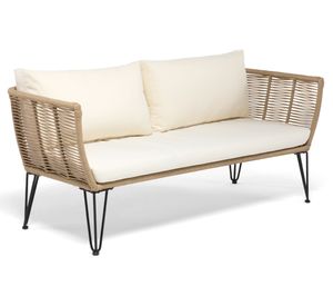 Sofá 2 cuerpos Maresias tela beige