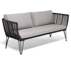 Sofá 2 cuerpos Maresias tela gris