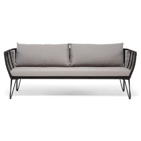 Sofá 3 cuerpos Maresias tela gris