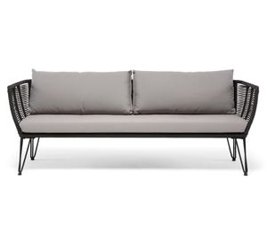 Sofá 3 cuerpos Maresias tela gris