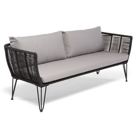 Sofá 3 cuerpos Maresias tela gris