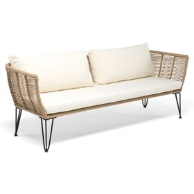 Sofá 3 cuerpos Maresias tela beige