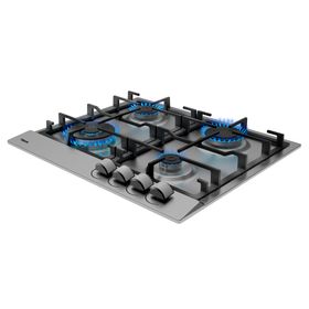 Encimera a gas 4 quemadores GSC 64320 SBA IX gris