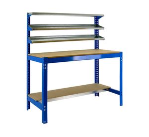 Banco de trabajo BT1-900AM azul/madera