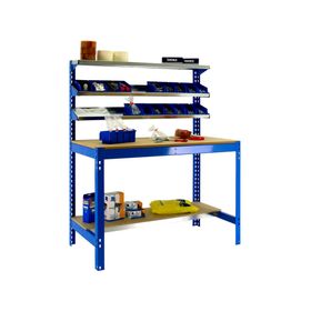 Banco de trabajo BT1-900AM azul/madera
