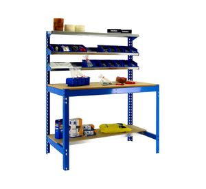 Banco de trabajo BT1-900AM azul/madera