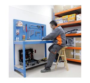 Banco de trabajo BT2-1200AM azul/madera