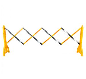 Barrera señalética expandible HBPV28 amarillo PVC 97x250 cm