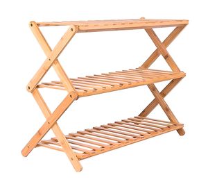 Estante zapatero 3 niveles café