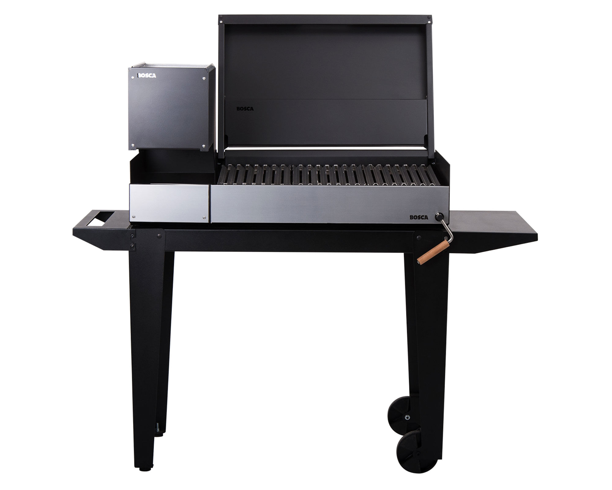 Parrilla a carbón Arrayán negro/inox Bosca | Easy.cl