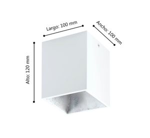 Foco sobrepuesto LED Polasso blanco Eglo
