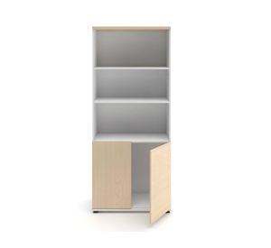 Gabinete alto Office natural/blanco Form Office