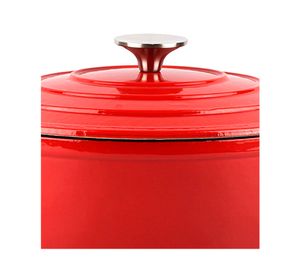 Olla con tapa 26 cm Ferro rojo Magefesa