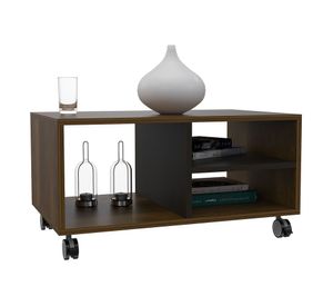 Estante TV 55" + mesa centro caramelo wengue