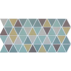 Mosaico Wallsticker Venecita geométrica 1322-1 multicolor 12.7x30.84 cm 0.045 m2