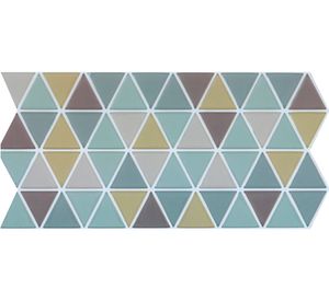 Mosaico Wallsticker Venecita geométrica 1322-1 multicolor 12.7x30.84 cm 0.045 m2