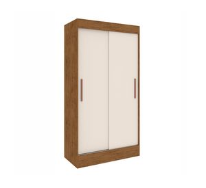 Clóset 2 puertas 2 cajones Lyon blanco invierno/canela