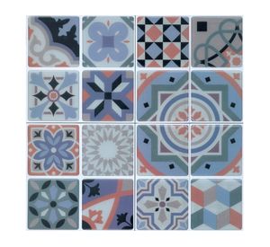 Cerámico Wallsticker calcáreo 1658-1 25.4x25.4 cm 0.07 m2