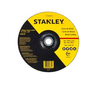 Disco corte metal 9" x 1.8" x 7.8" STA0412 Stanley