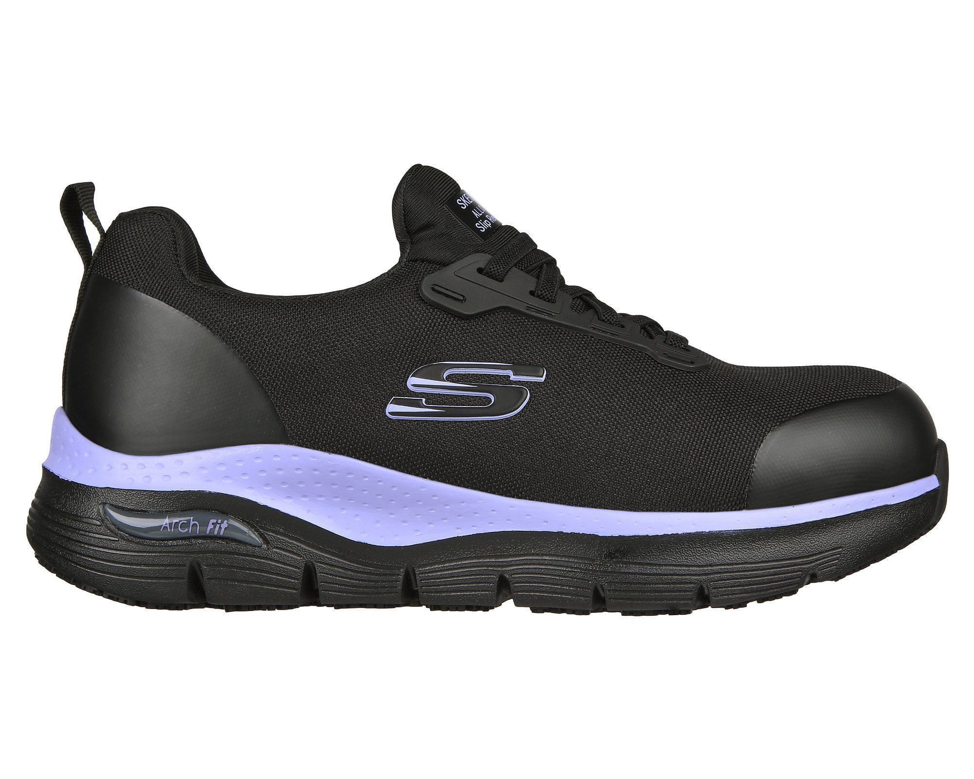 Zapato de seguridad mujer EVZAN BKPR Skechers