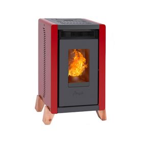 Estufa a pellet Bambu 6000 roja 6.3 kW