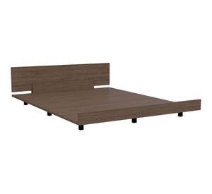 Cama 2 plazas Kaia miel TuHome
