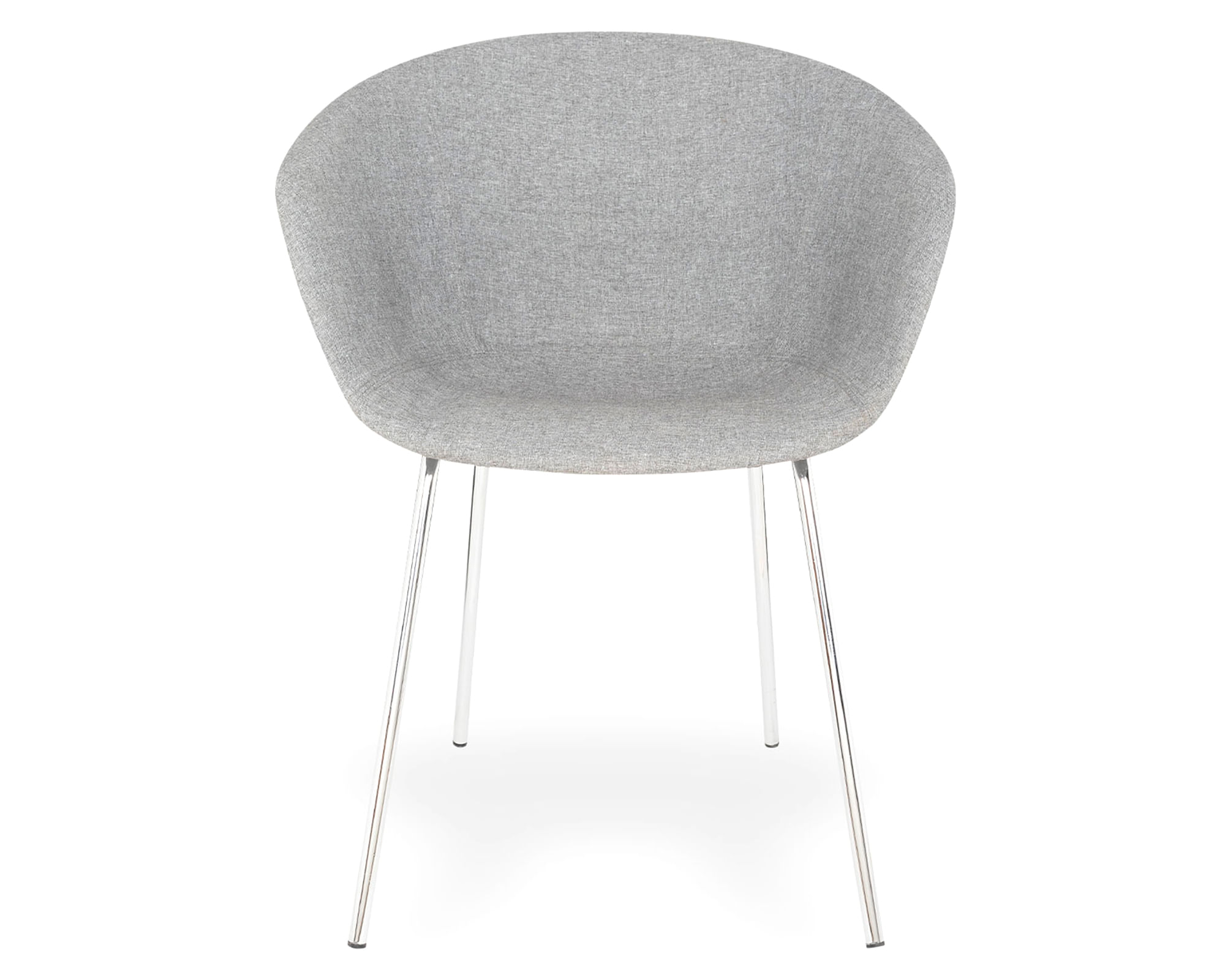 Form Design Silla comedor metal/tela Gaudí gris