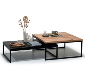 Mesa de centro Wood lenga/negro