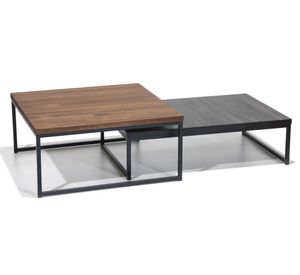 Mesa de centro Wood nogal/negro