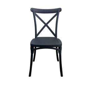 Silla Stack negro 4 unidades Idetex.