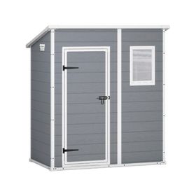 Bodega jardín 200x111x183 cm Manor Pent gris