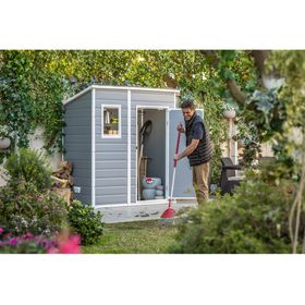 Bodega jardín 200x111x183 cm Manor Pent gris