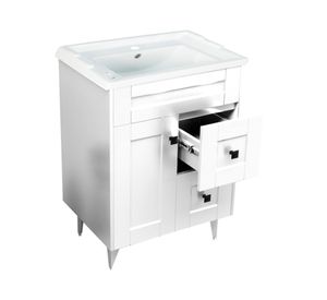 Mueble vanitorio 60 cm BM-Deluxe-N60SKB+F-6 blanco Domsa