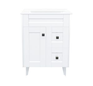 Mueble vanitorio 60 cm BM-Deluxe-N60SKB+P-6 blanco Domsa