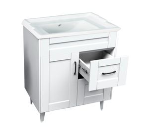 Mueble vanitorio 70 cm BM-Deluxe-70SKB+F-70 blanco Domsa