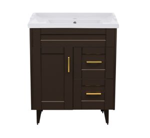 Mueble vanitorio 70 cm BM-Deluxe-70SKC+F-70 café Domsa