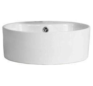 Lavamano sobreponer 8 litros loza blanco