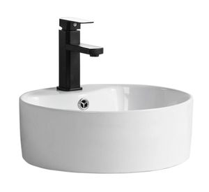 Lavamano sobreponer 8 litros loza blanco