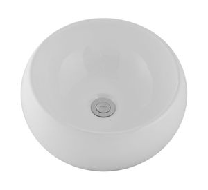 Lavamanos sobreponer 15.5x40x40 cm SLC8205B blanco