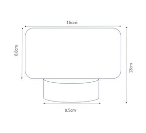 Cartel LED mensaje blanco