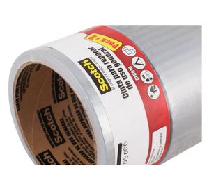 Cinta de tela duct tape Para Reparar 48 mm x 9.1 m gris 2 unidades