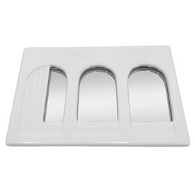 Espejo Artemisa blanco 22.3x15.2x1.1 cm